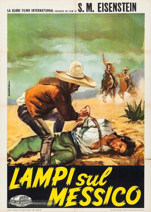 &iexcl;Que viva Mexico! - Italian Movie Poster