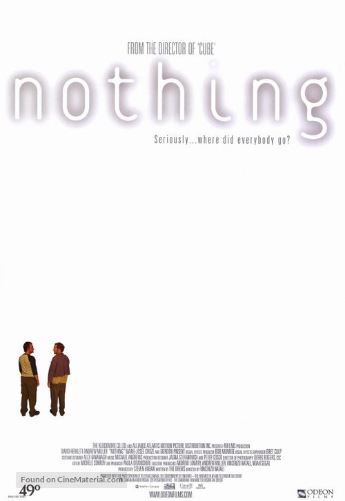 Nothing - Canadian Movie Poster