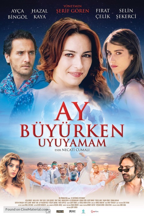 Ay b&uuml;y&uuml;rken uyuyamam - Turkish Movie Poster