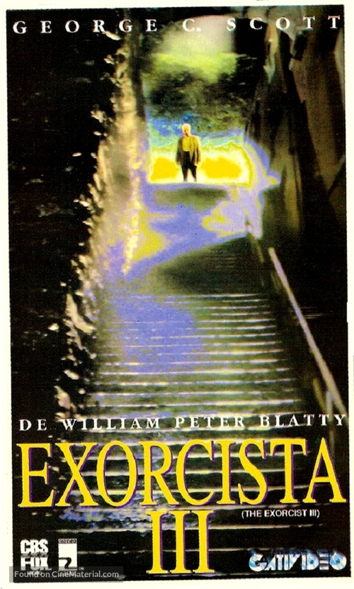 The Exorcist III - Argentinian VHS movie cover
