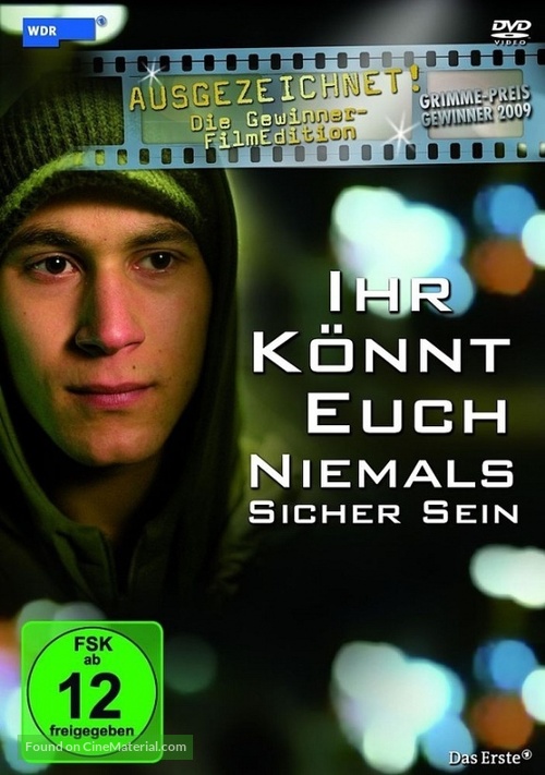 Ihr k&ouml;nnt euch niemals sicher sein - German Movie Cover