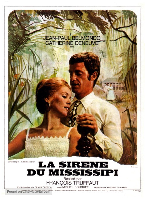 La sir&egrave;ne du Mississipi - French Movie Poster