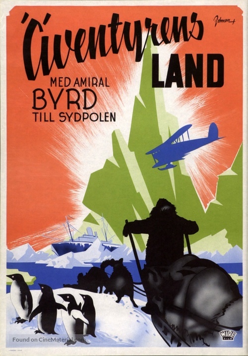 With Byrd at the South Pole - Swedish Movie Poster