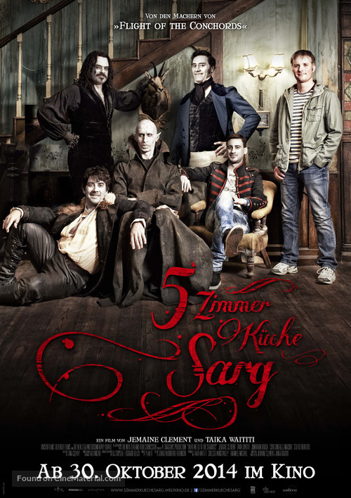 What We Do in the Shadows - German Movie Poster