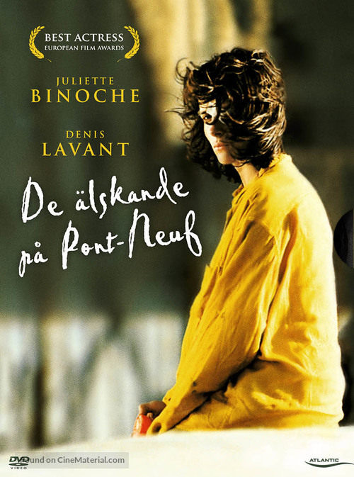Les amants du Pont-Neuf - Swedish DVD movie cover