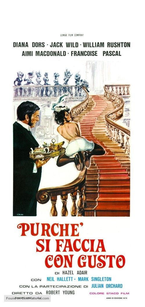 Keep It Up Downstairs - Italian Movie Poster