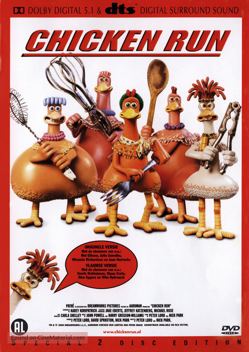 Chicken Run - Dutch Movie Cover