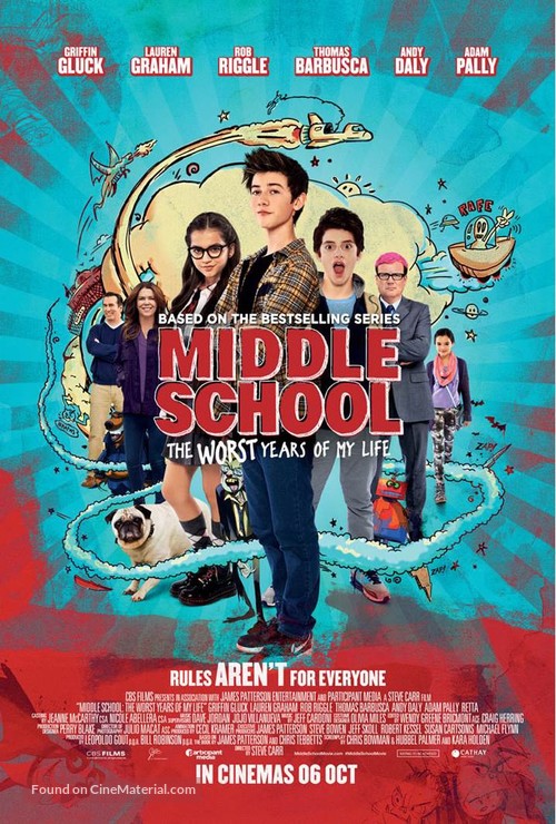 Middle School: The Worst Years of My Life - Singaporean Movie Poster