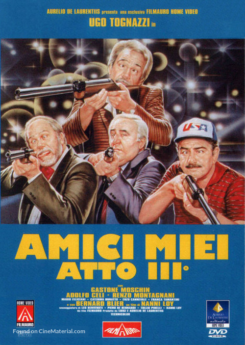 Amici miei atto III - Italian DVD movie cover