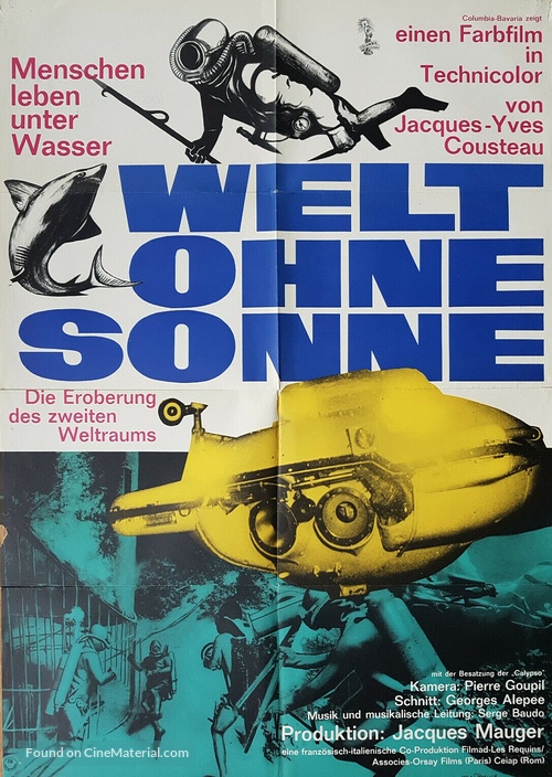 Le monde sans soleil - German Movie Poster