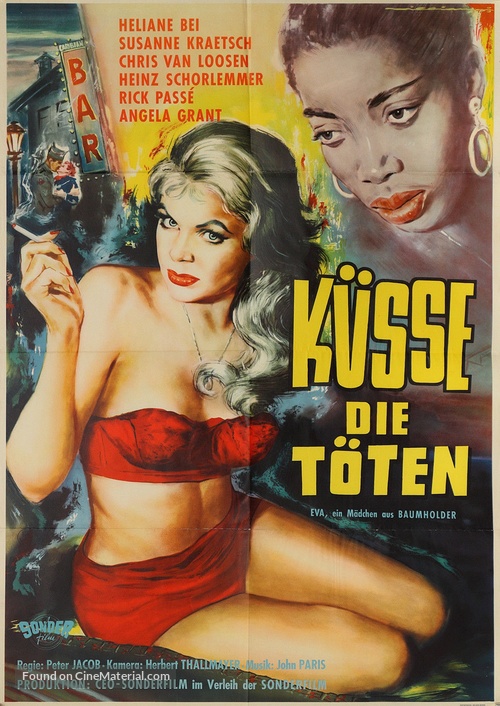 K&uuml;sse, die t&ouml;ten - German Movie Poster