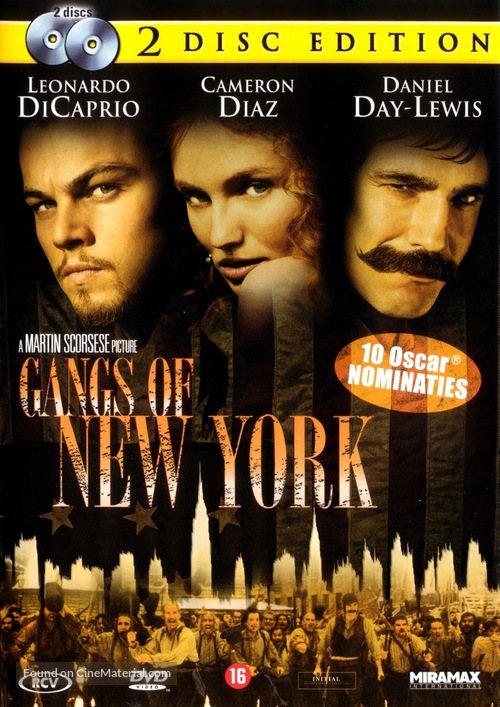 Gangs Of New York - Dutch DVD movie cover