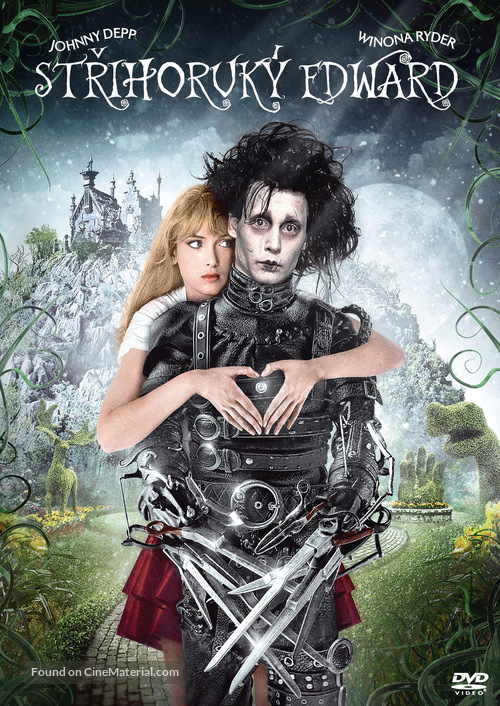 Edward Scissorhands - Czech DVD movie cover