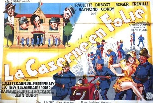 La caserne en folie - French Movie Poster