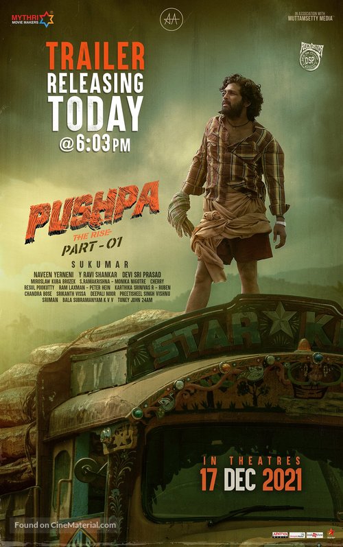 Pushpa - Indian Movie Poster