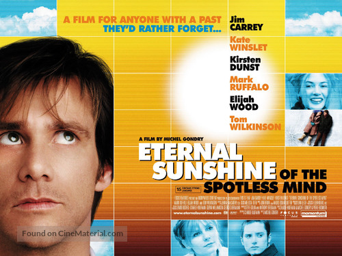 Eternal Sunshine of the Spotless Mind - British Movie Poster