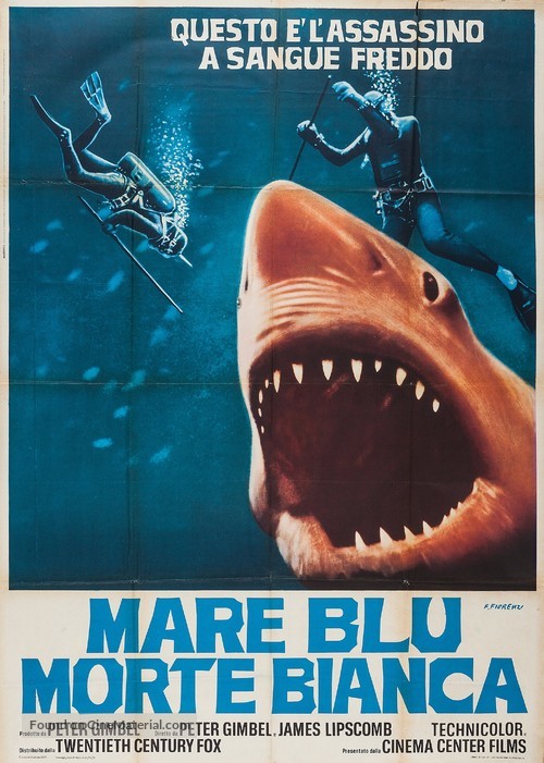Blue Water, White Death - Italian Movie Poster