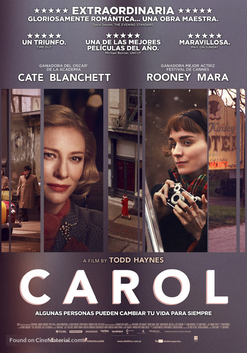 Carol - Argentinian Movie Poster