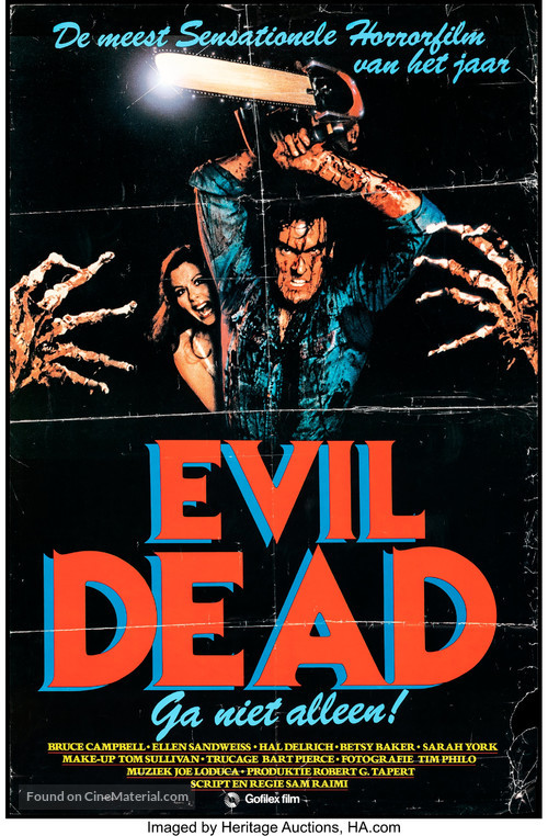 The Evil Dead - Dutch Movie Poster