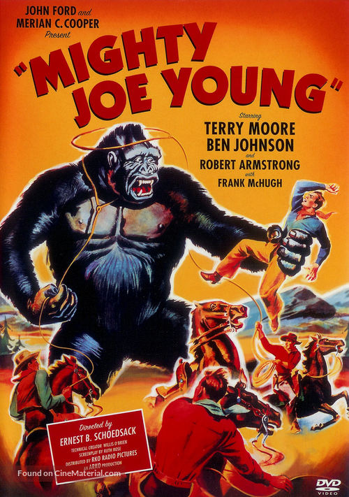 Mighty Joe Young - DVD movie cover