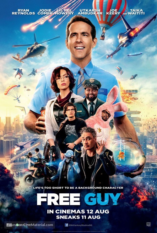 Free Guy - Singaporean Movie Poster