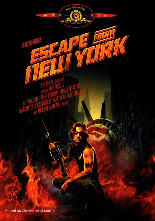 Escape From New York - DVD movie cover