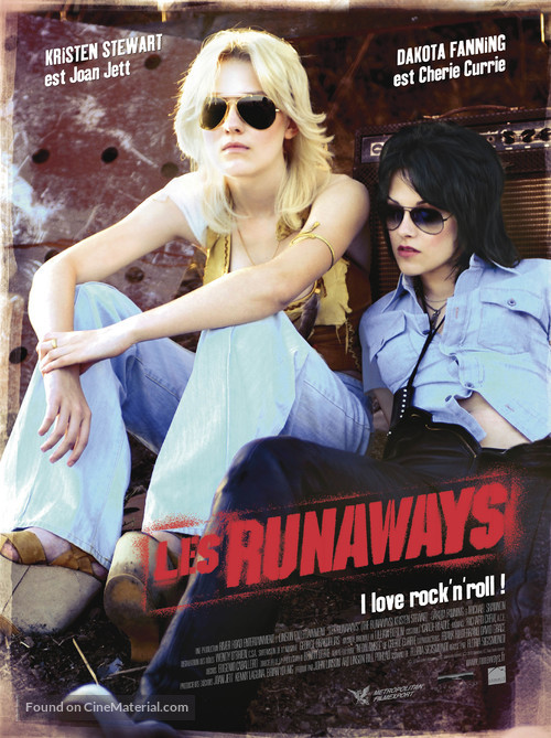The Runaways - French Movie Poster