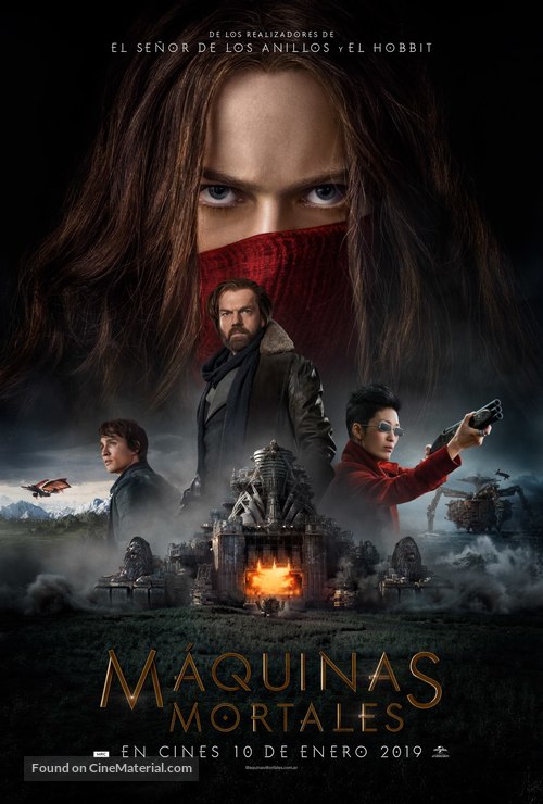 Mortal Engines - Mexican Movie Poster