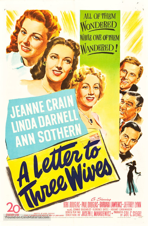 A Letter to Three Wives - Movie Poster