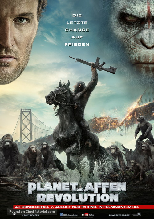 Dawn of the Planet of the Apes - German Movie Poster