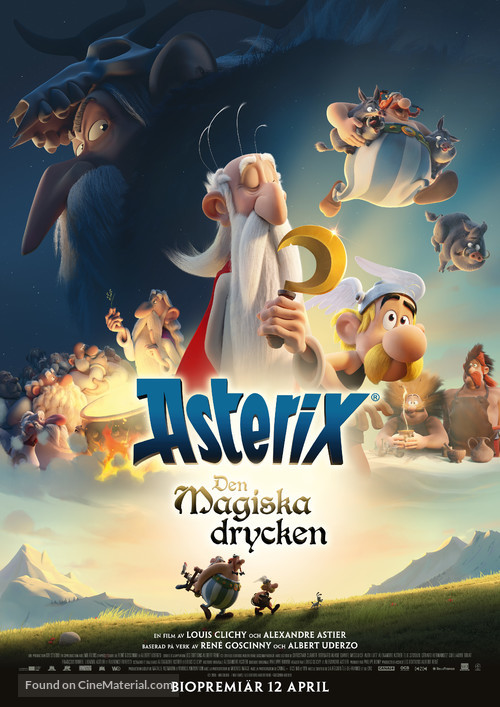 Ast&eacute;rix: Le secret de la potion magique - Swedish Movie Poster