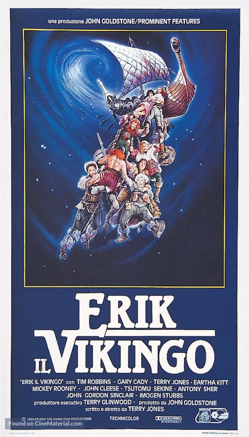 Erik the Viking - Italian Movie Poster