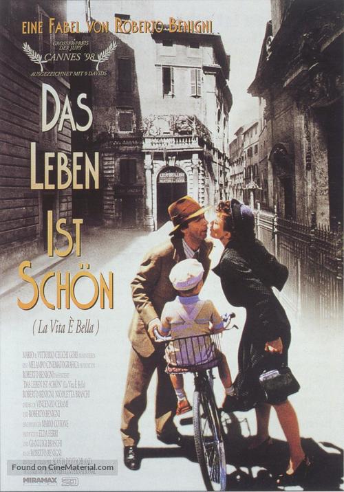 La vita &egrave; bella - German Movie Poster