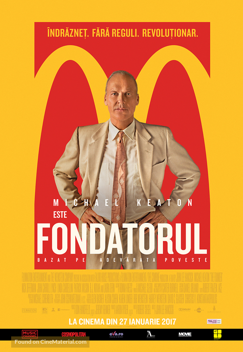 The Founder - Romanian Movie Poster