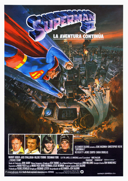 Superman II - Spanish Movie Poster