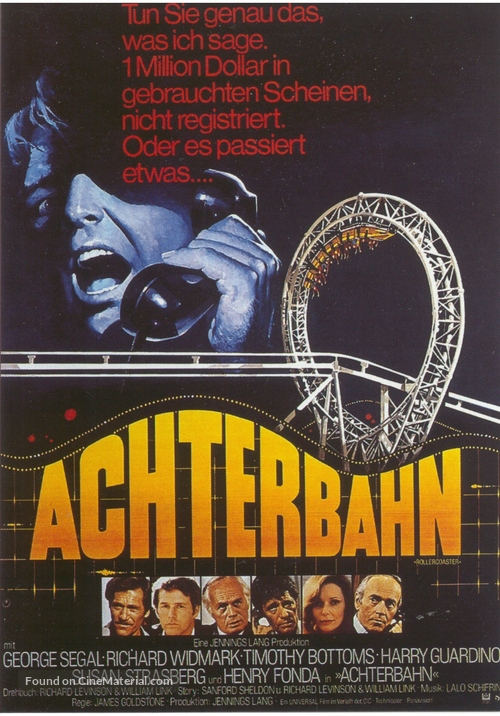 Rollercoaster - German Movie Poster