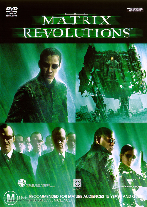 The Matrix Revolutions - Australian DVD movie cover