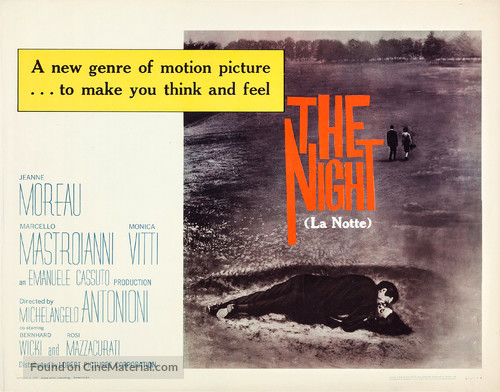 La notte - British Movie Poster