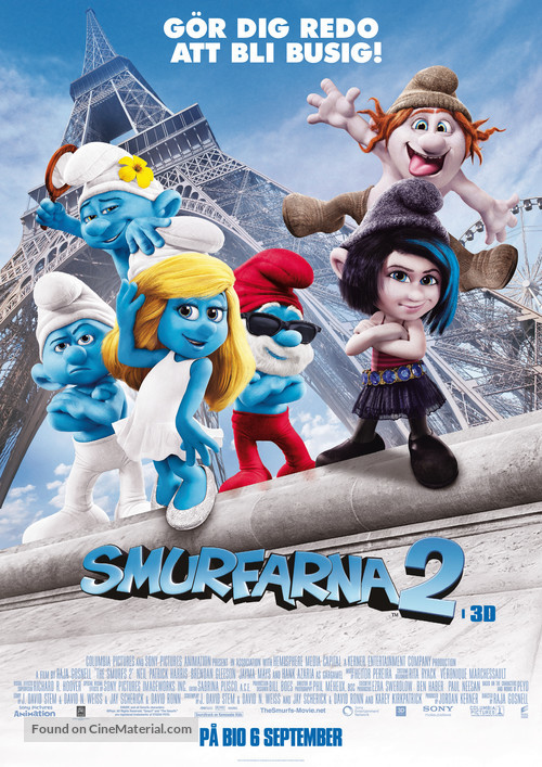 The Smurfs 2 - Swedish Movie Poster