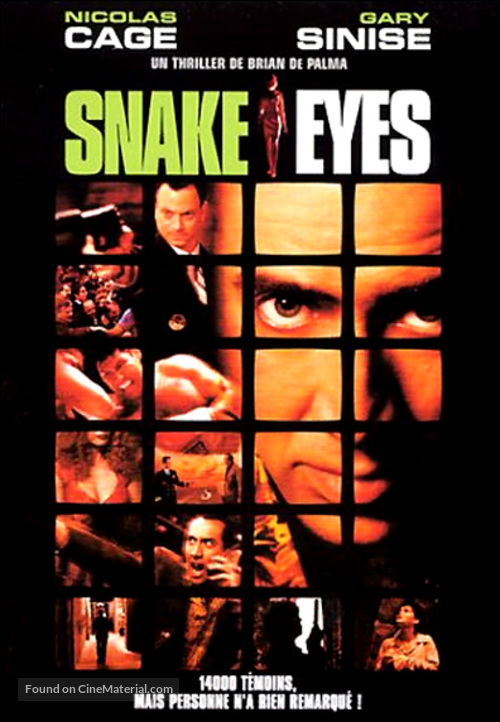 Snake Eyes - French DVD movie cover