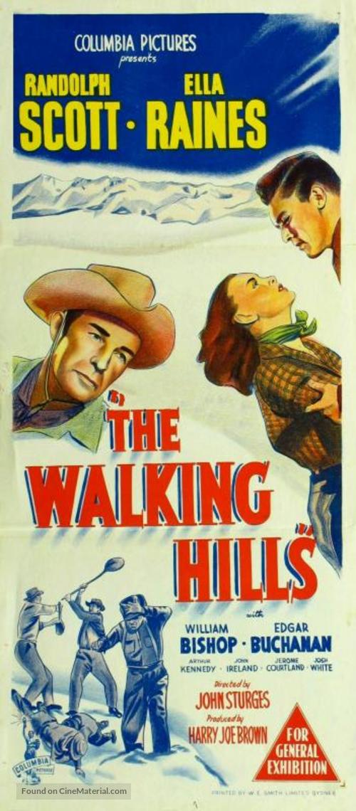 The Walking Hills - Australian Movie Poster
