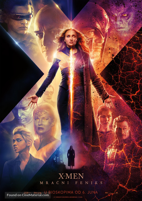Dark Phoenix - Serbian Movie Poster