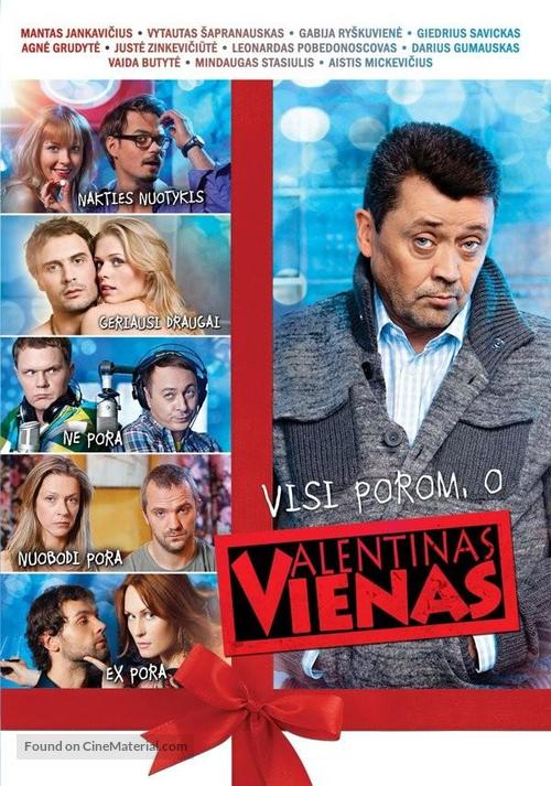 Valentinas vienas - Lithuanian DVD movie cover