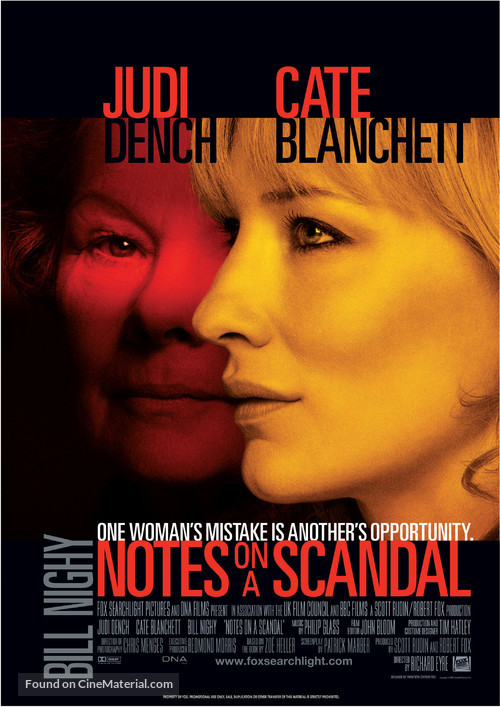 Notes on a Scandal - Movie Poster