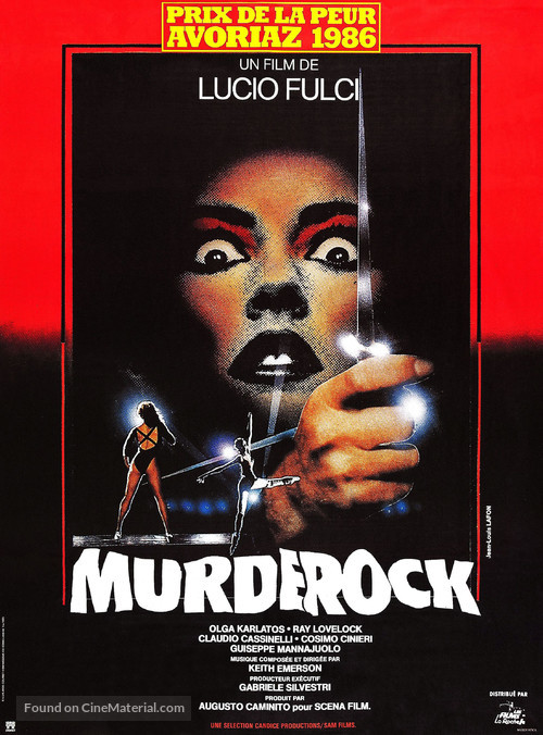 Murderock - uccide a passo di danza - French Movie Poster