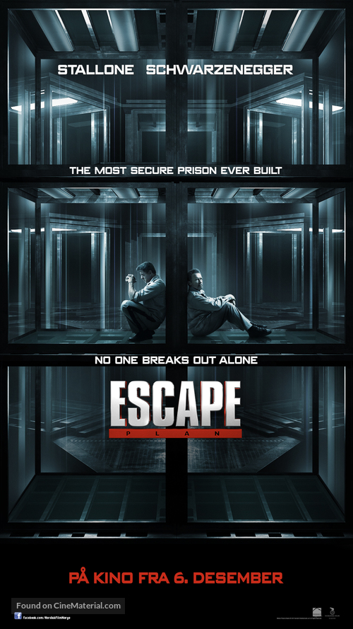 Escape Plan - Norwegian Movie Poster