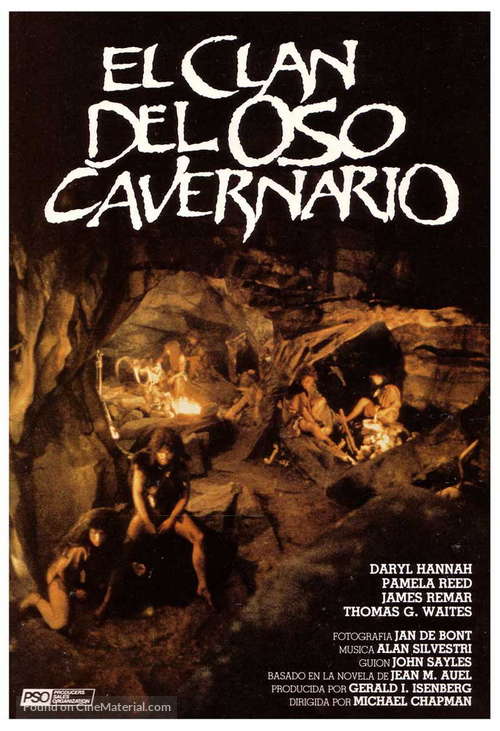 The Clan of the Cave Bear - Spanish Movie Poster