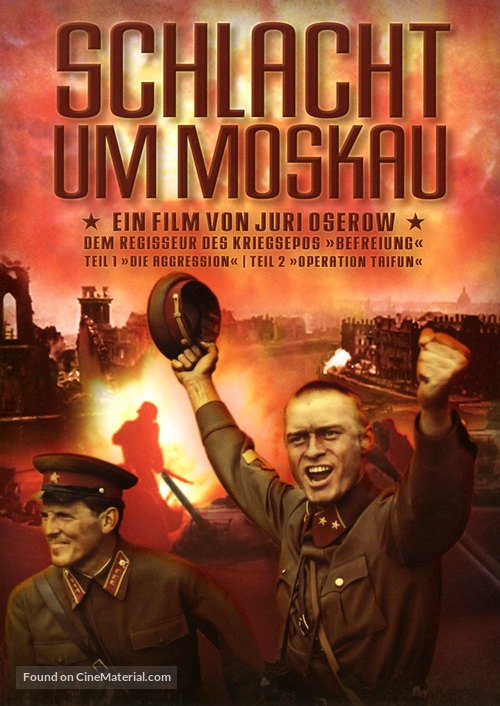 Bitva za Moskvu - German Movie Cover