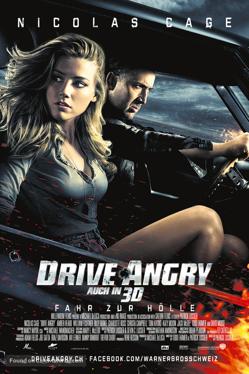 Drive Angry - Swiss Movie Poster