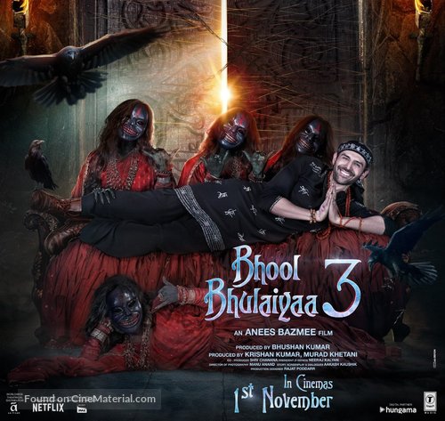 Bhool Bhulaiyaa 3 - Indian Movie Poster